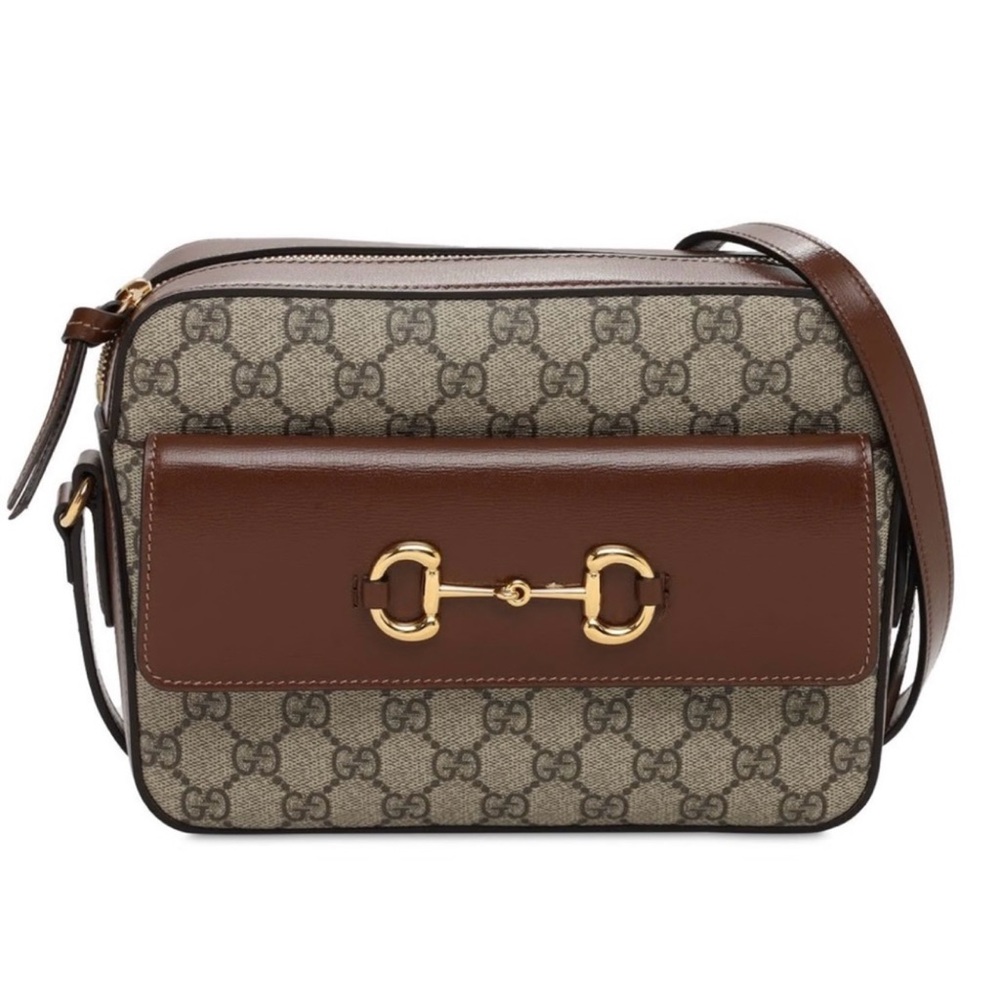 GUCCI horsebit 1955 camera bag 318